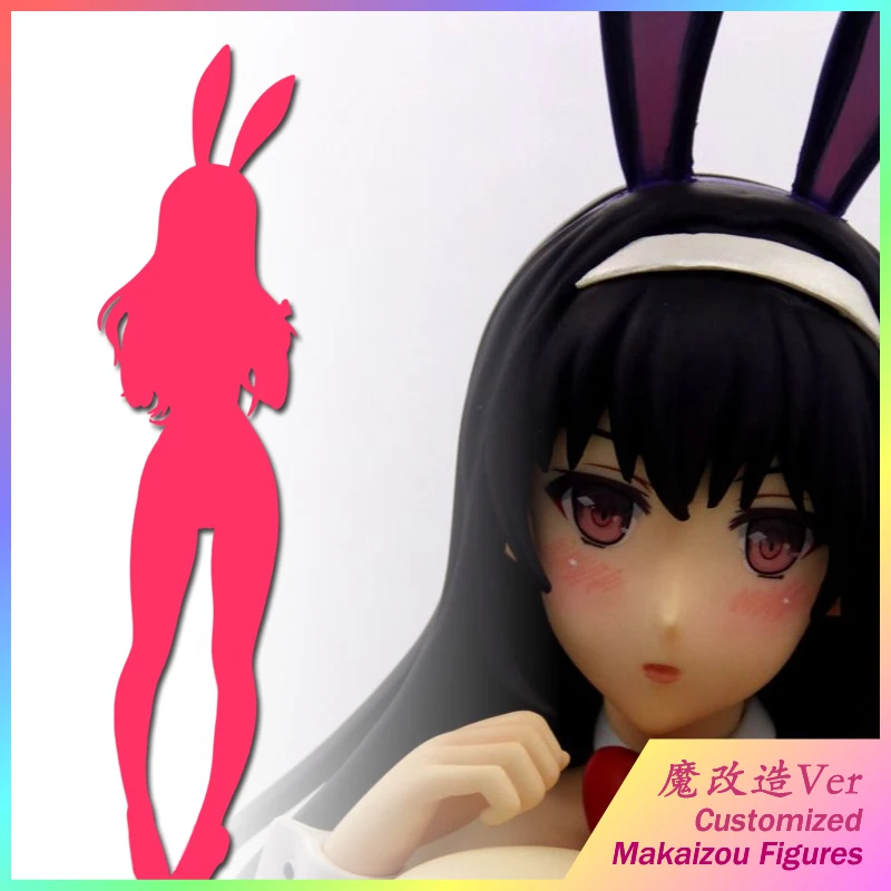 Premium Custom Handmade Figurine 1/4 B-style Anime Pretty Girls Bunny Ver. Makaizou Sexy R18 Action Figures Vol.01