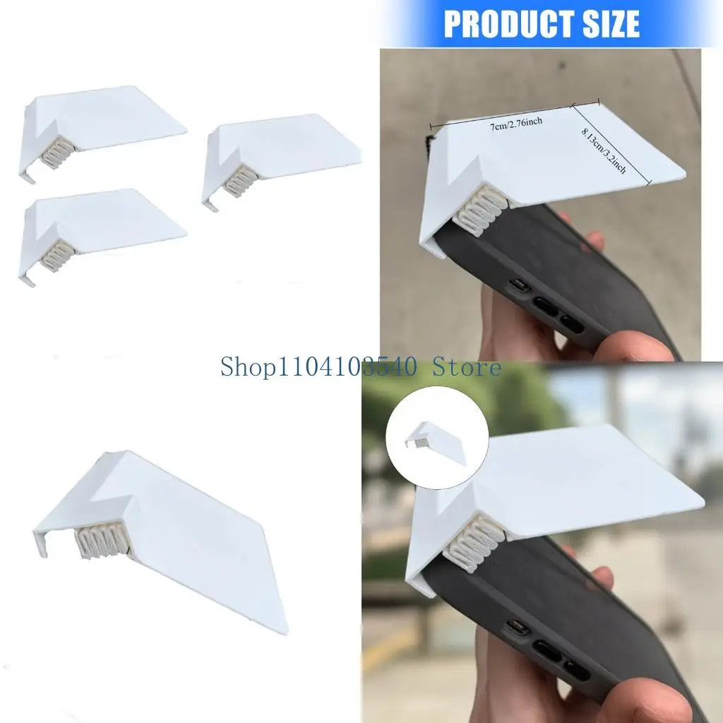 

02DC Adjustable Smartphone Sun Shielding For Clear Viewing Outdoors Block Harsh Light