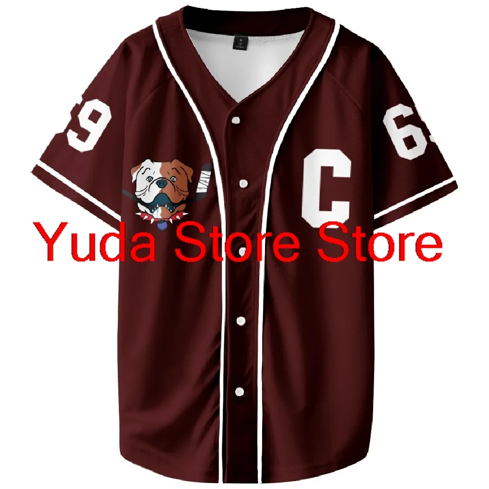 Shoresy #69 Baseball Short Sleeve Baseball Jersey Number Outfit Men and Woman Short Sleeve Women Funny T Shirt