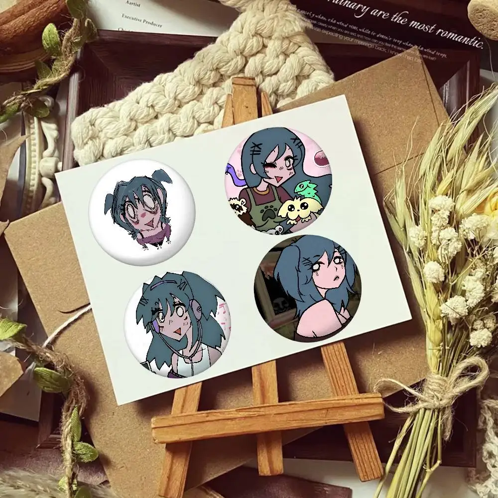 Game I-lacey's Flash Games Cover Brooches Funny Meme Badge Fashion Jewelry Gifts