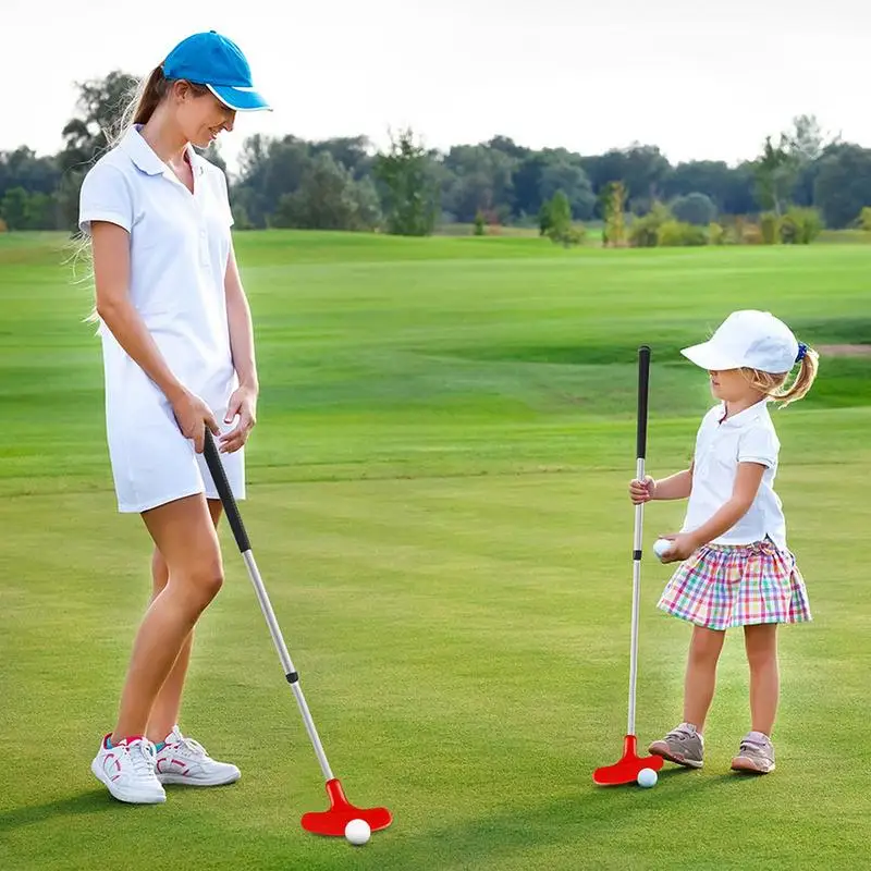 Kids Golf Putter Adjustable Golf Left and Right Handed Putter Extendable Shaft Parent Child Interaction Golf Putter Accessories