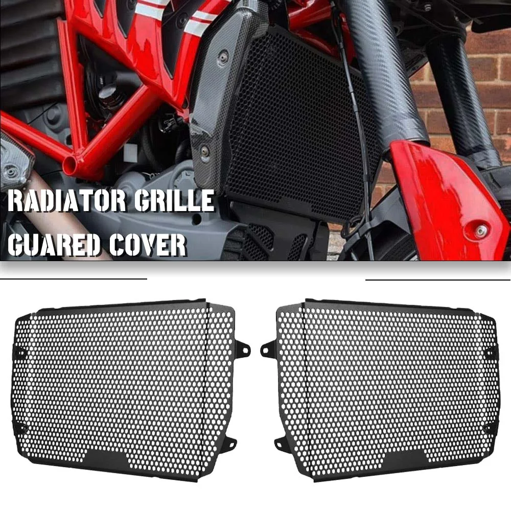 For Ducati Hypermotard 821 939 SP 2013 2014 2015 2016-2018 Radiator Guard Grille Cover Cooler Protector Hyperstrada Hypermotard