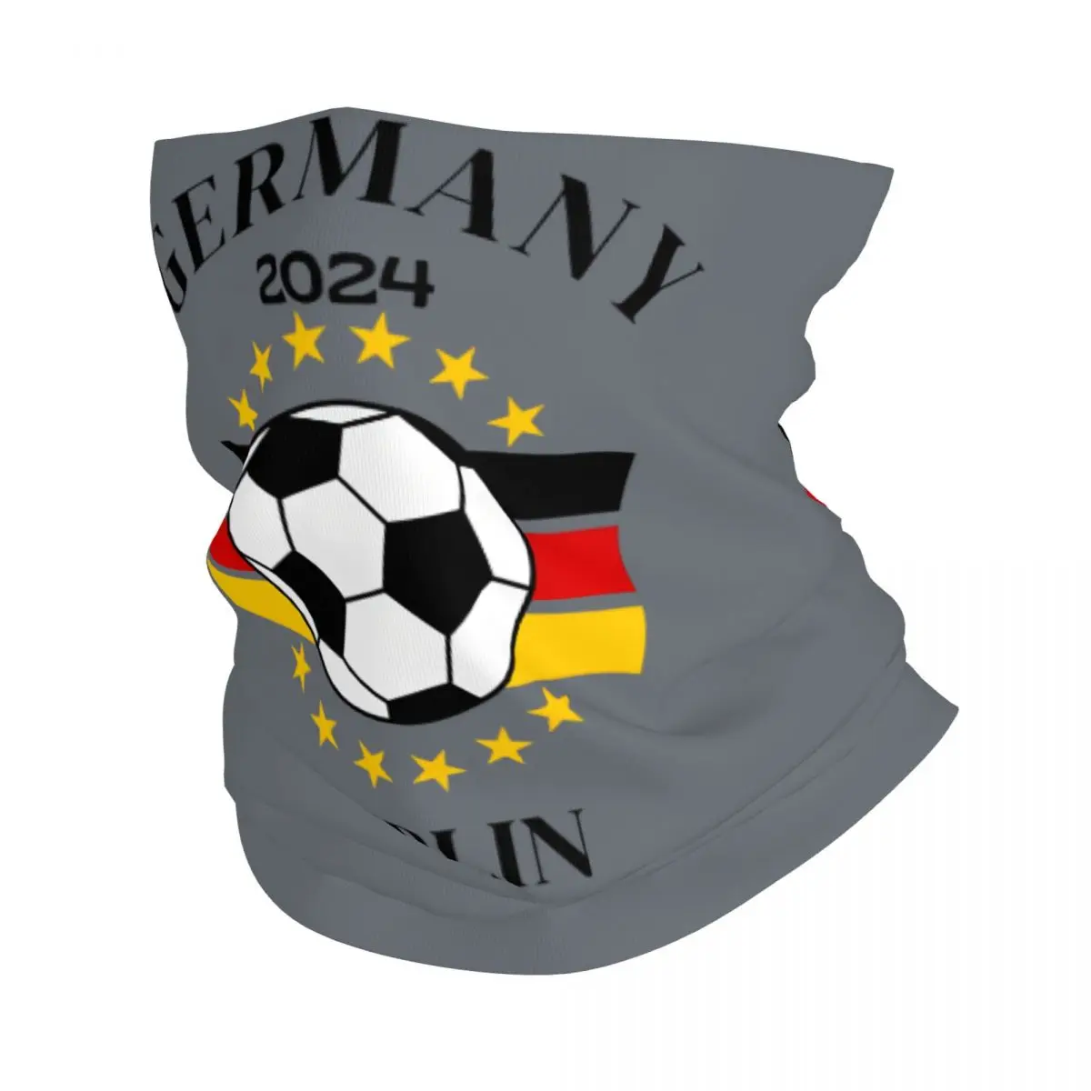 Football Fans In Europe 2024 Bandana Neck Cover Printed Motocross Germany Face Scarf Balaclava Cycling Unisex Adult Windproof