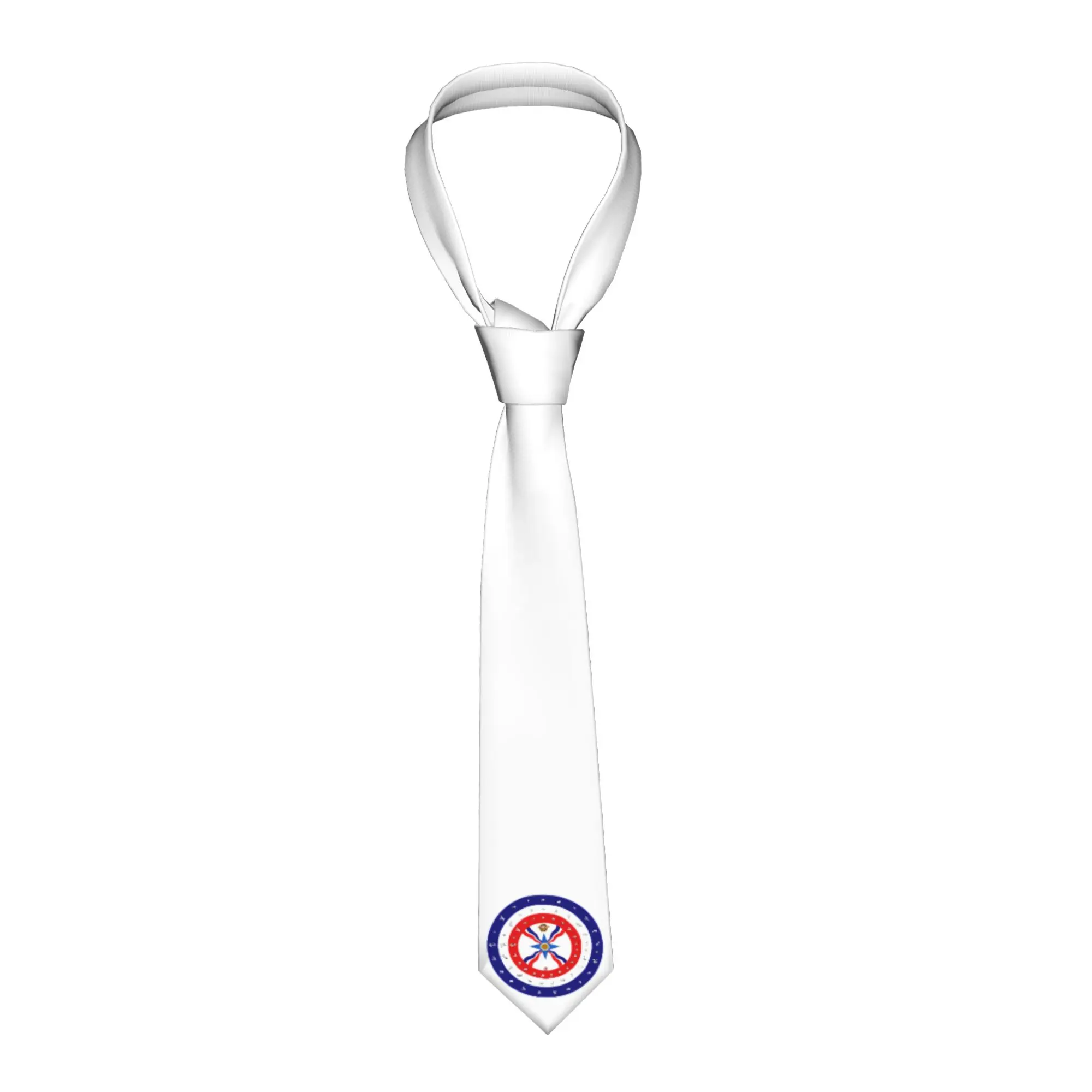 gravata-masculina-de-seda-com-bandeira-formal-da-ashuraya-do-imperio-assirio-para-escritorio
