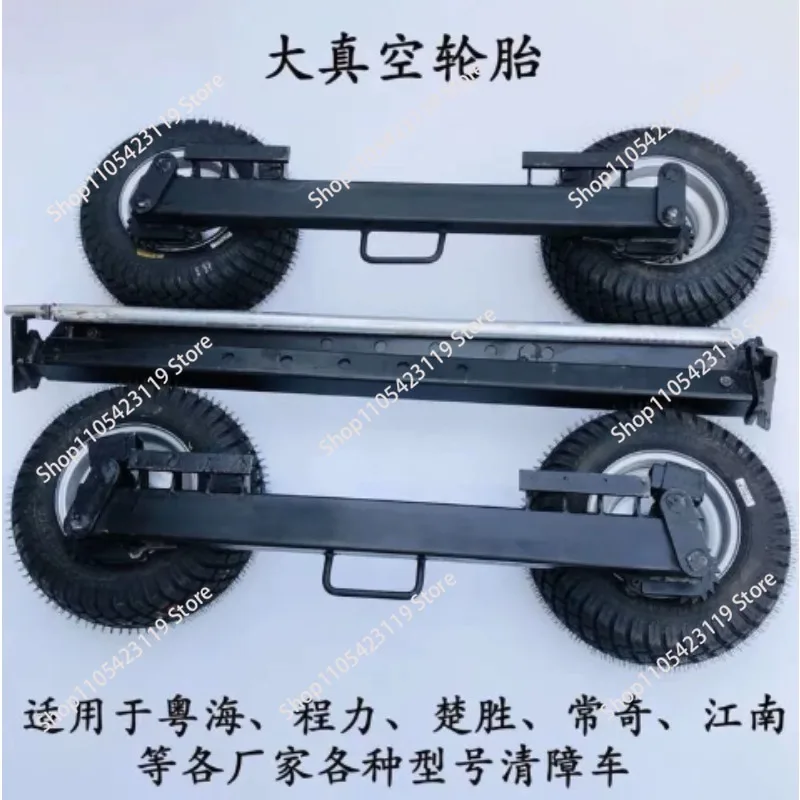 High-Speed Large Auxiliary Wheels for Barricade Rescue Trailer Complete Set Reinforced Lifter .