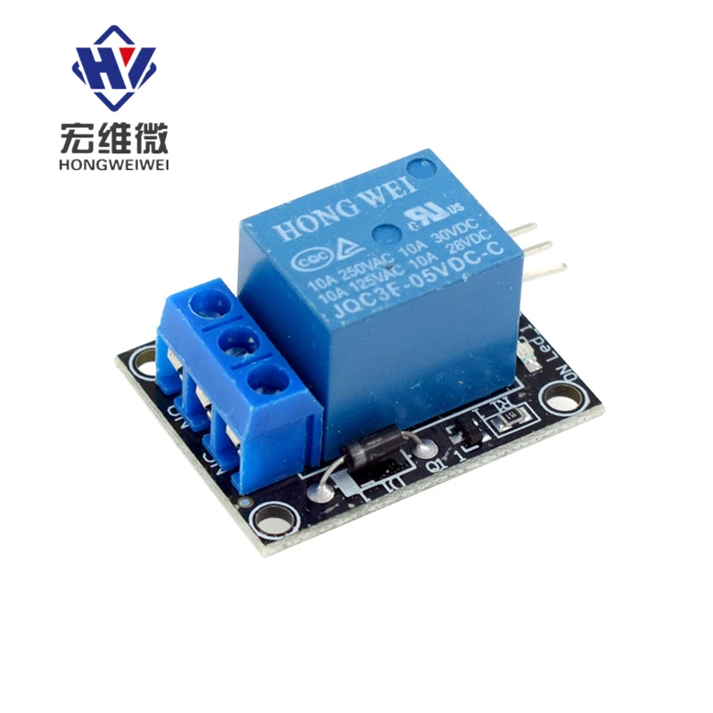 5V 1 Channel Relay Module With Optocoupler KY-019 1 Way For Arduino