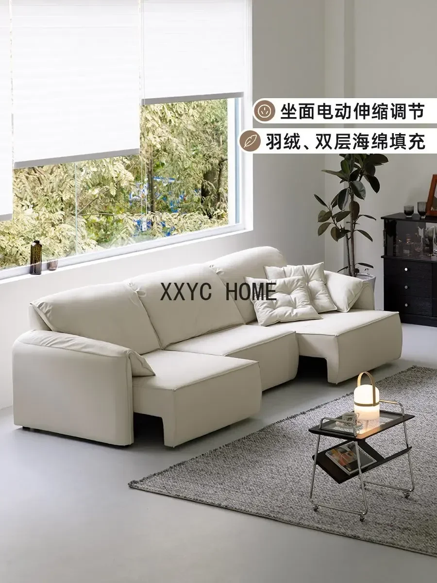 Anfang Fabric Sofa Living Room Elephant Ear Sofa Simple Modern