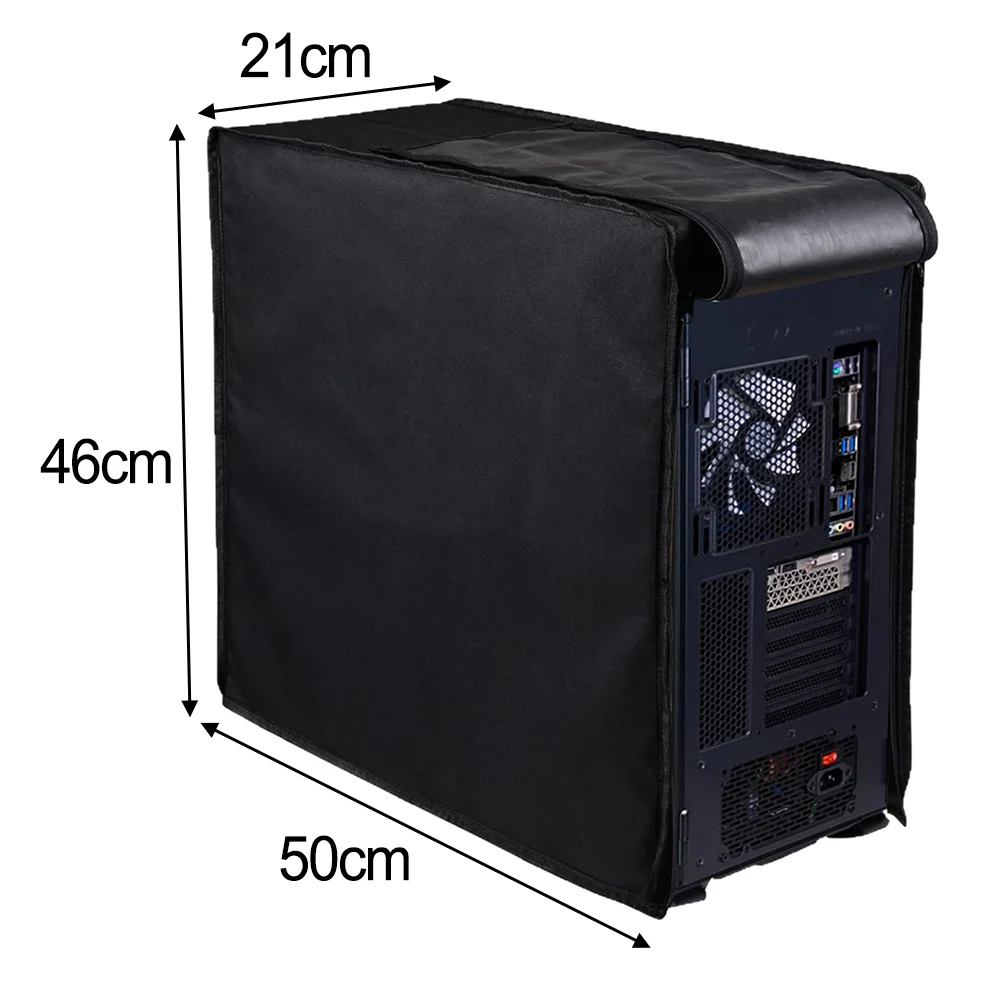 Computer Processor Dust Cover with Dual Zipper for access for Use and Strong Protection from Dust for static and Pet Related