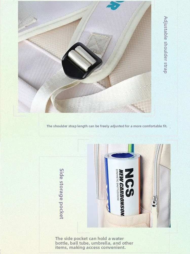 

Victor Large Capaci Badminton Bag Men Women Sports Bapa BR5020 Double oulder Bag for Badminton Fans Fitn Equipment