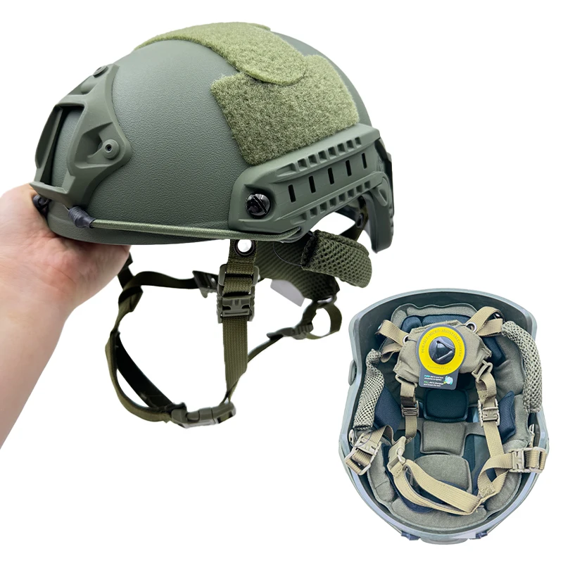 Casco rápido Airsoft MH ABS, equipo de protección grueso para exteriores, pistola de aire PJ, tiro CS