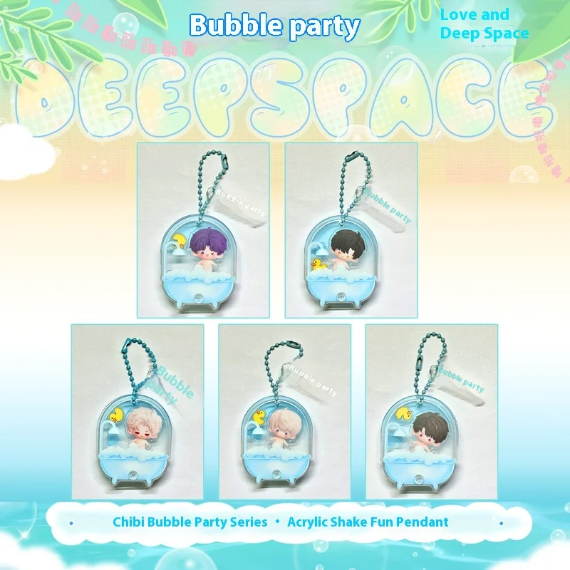 Love And Deepspace Peripheral Bubble Party Xavier Zayne Rafayel Sylus Caleb Cosplay Acrylic Rocking Fun Pendant Fan-Made Merch