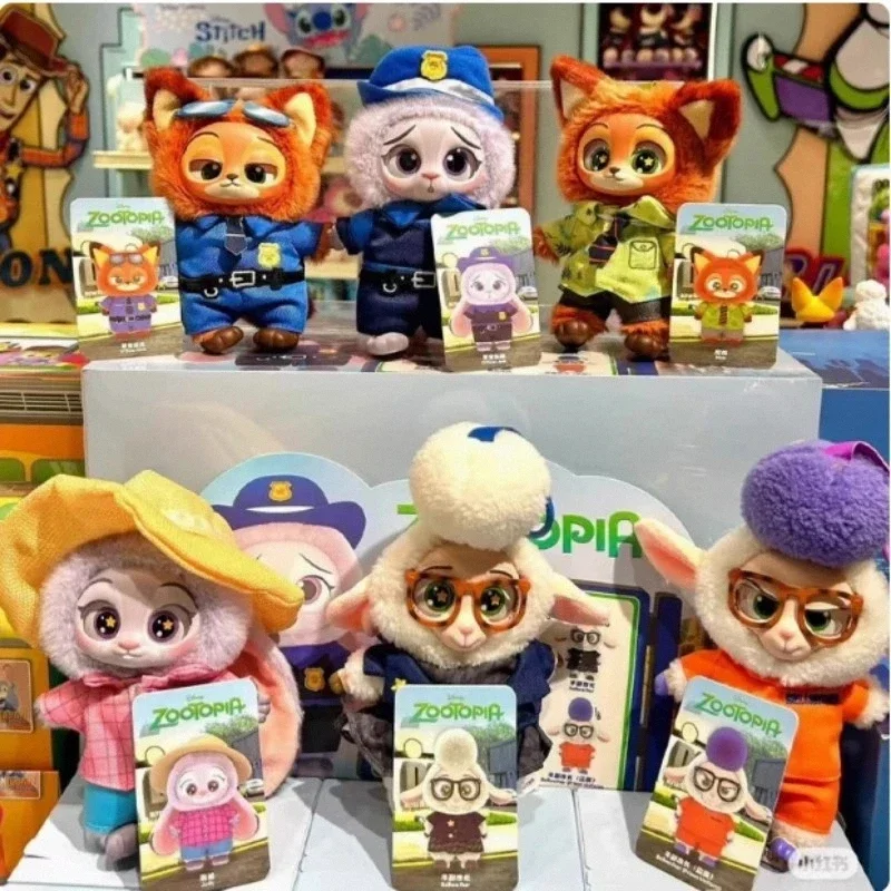 Instant Shipping Zootopia 2 Plush Vinyl Keychain Blind Box Collectible Toy Gift for Girls Animal Mystery Trending Child Toys