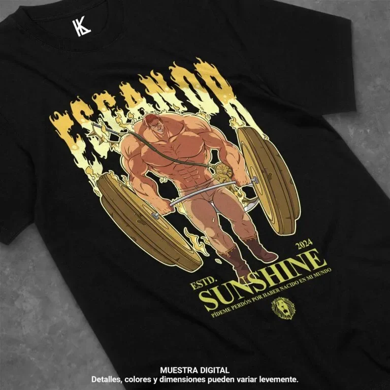 

Remera de Escanor V3 Vintage Special Unisex T-shirt Anime Shirt,Soft Tee All Size