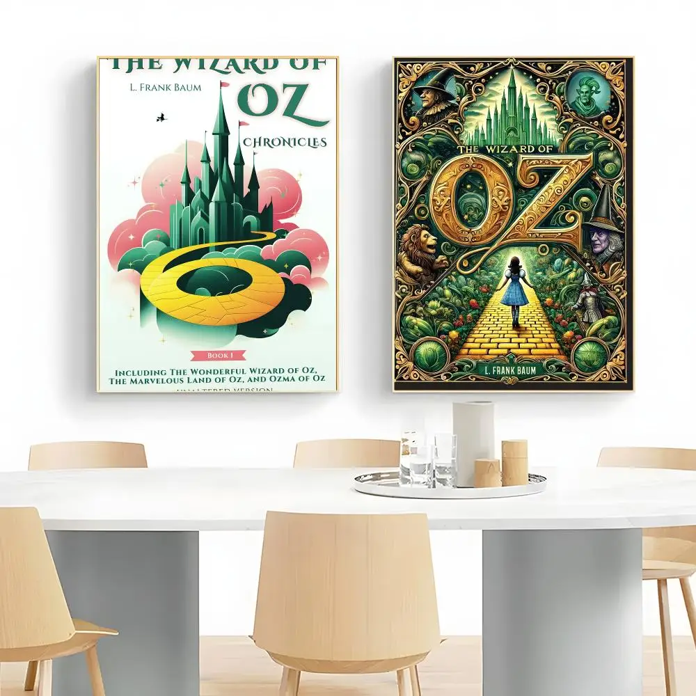 Fantasy Novel T-The Wonderful Wizard of Oz Poster Wall Art Print Decorative Mural Home Decor Gift Unframed
