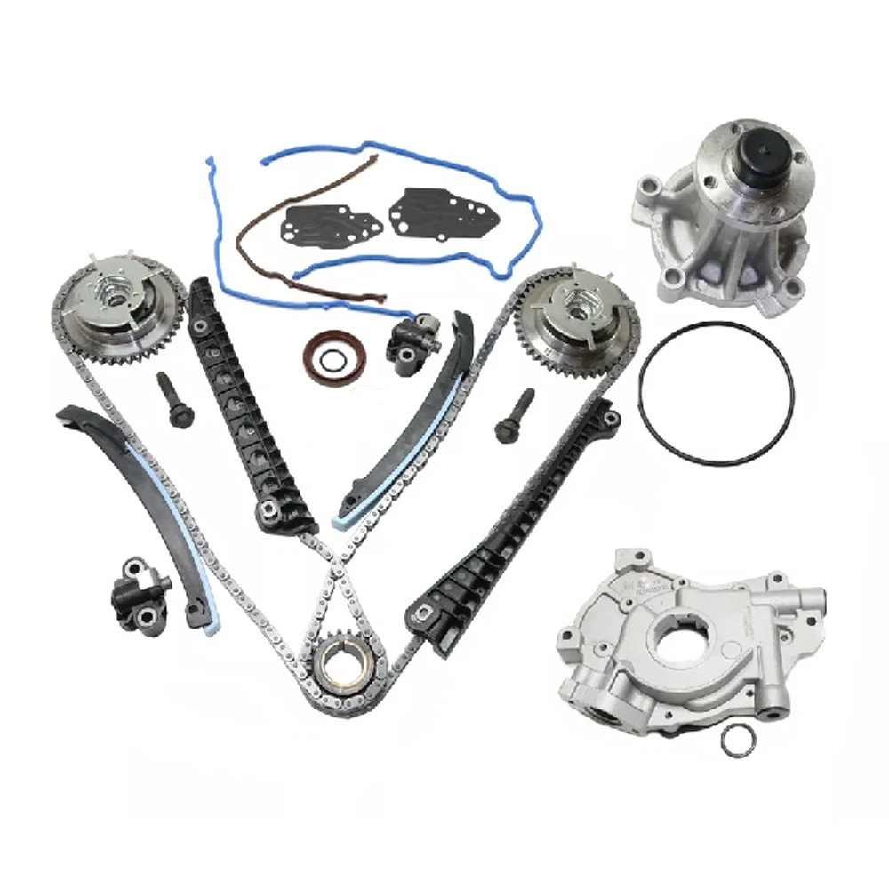 Engine Parts Timing Chain & Water Pump & Oil Pump Kit Fit 5.4 L For Ford F-150 F-350 Super Duty F-250 Super Duty 5.4L V8 99L4