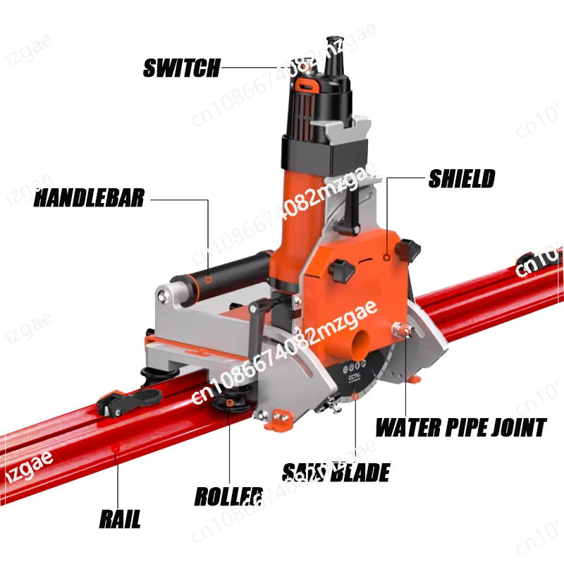 Electric tile cutter 45-degree cutter with guide rail 3300 mm EL3300