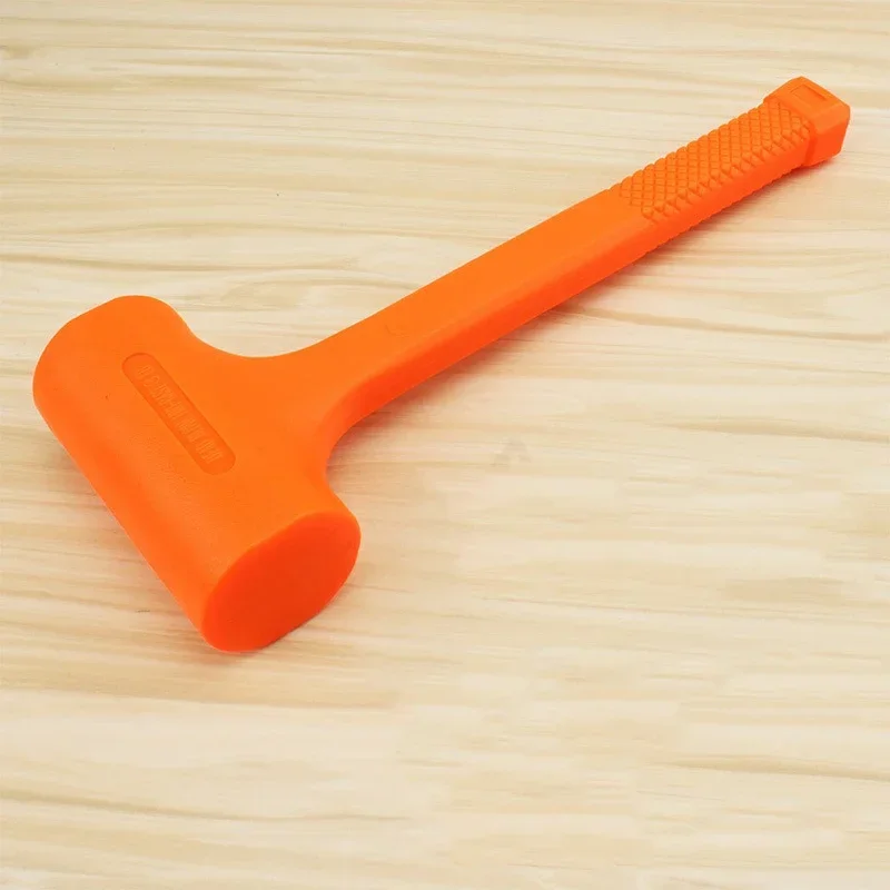 Soft No Unicast Install Hammer Wood Elasticity Rubber Flooring Tool New Multifunctional Hammer Orange Type 0.5-4LB Tool  Mallet