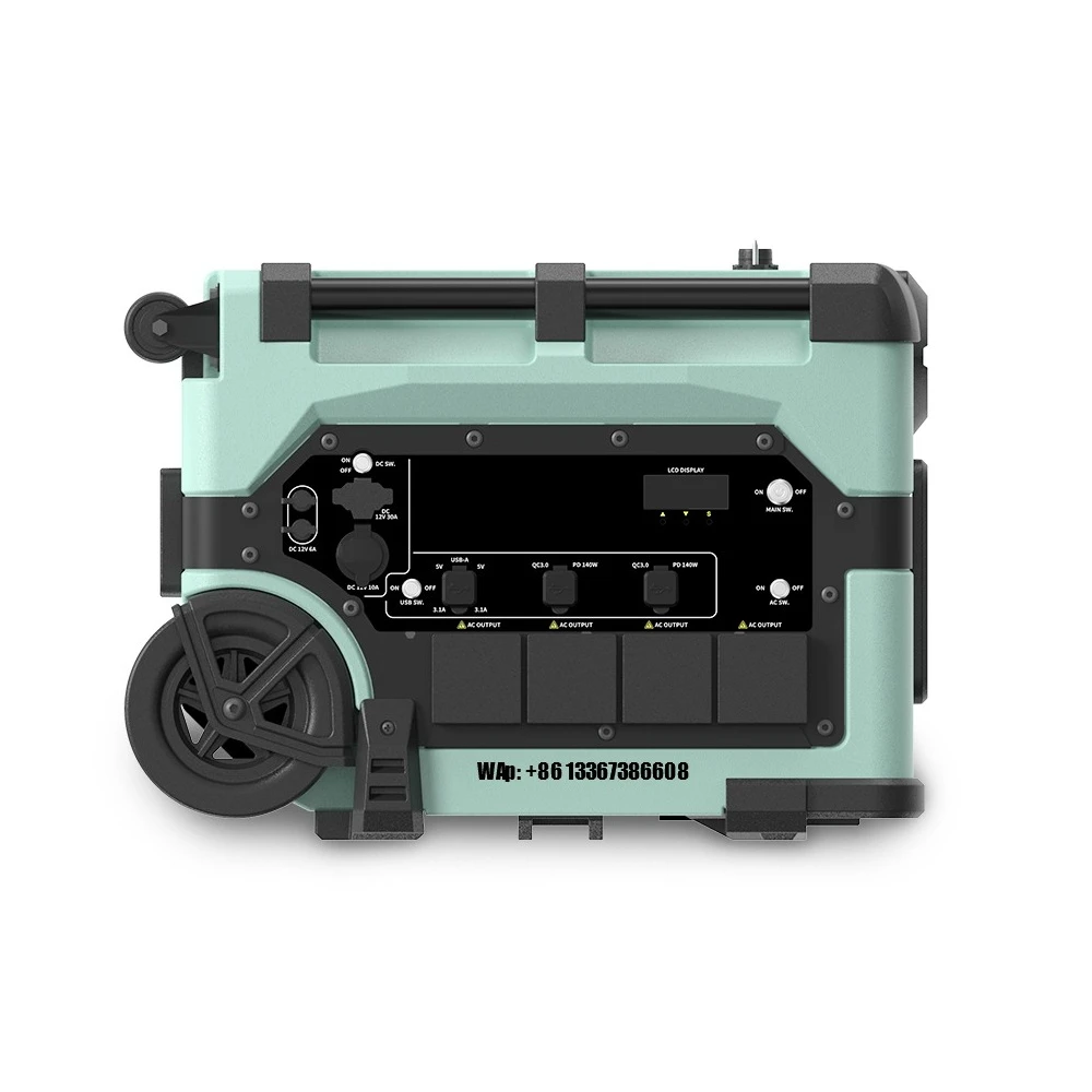 

Safety Certified Portable Power Station Lifepo4 Battery Stackable Solar System Inverter Portable Solar System