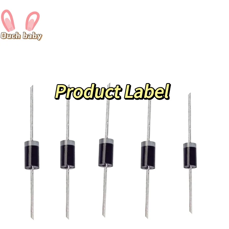 20pcs FR207 2A 1000V DO-15 Fast Recovery Diode
