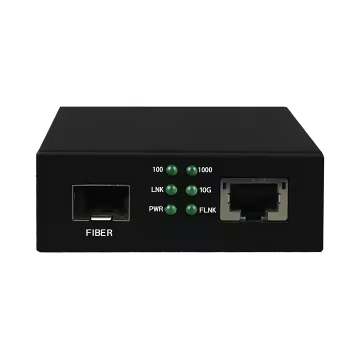 High Quality 10G Ethernet UTP to 10G SFP Fiber Media Converter 100/1000/1000M