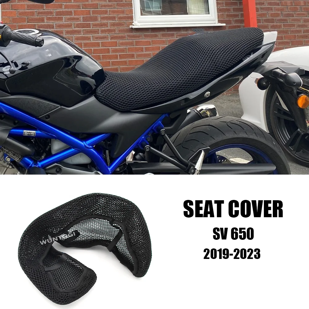 

SV650 Accessories Air Flow Seat Cover for Suzuki SV 650 Retrofit parts 2019 - 2023 Motorcycle Breathable Seat Protection Cushion