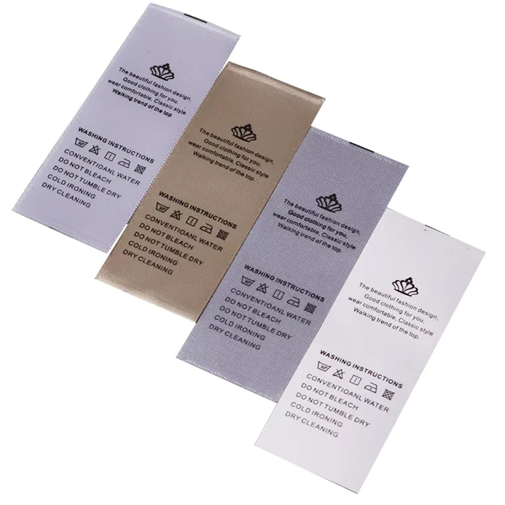 Customized Washing Mark Spot Component Home Textile Clothing Tag Size Calibration Certificate of Conformity Trademark view 6
