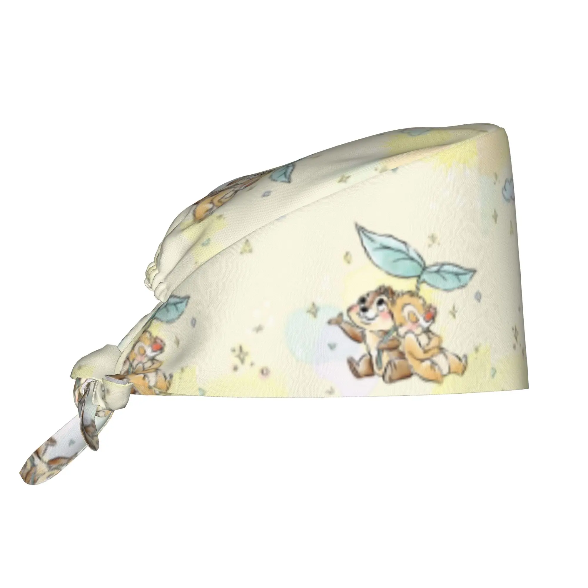 Custom Chip Anime D-Dales Working Cap Surgical Hats Men Women  Operating Room Cap Operator Hats Lab Works Hat