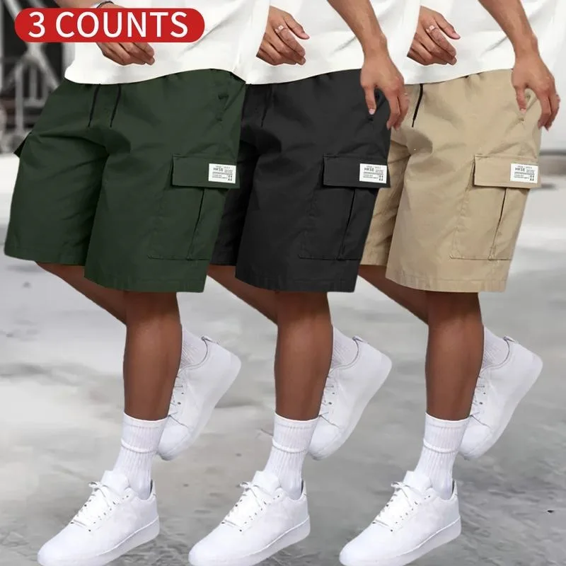 

B 48451 Military Style Cargo Shorts Workwear Cross-Border Men's Fashion Spring Season Other Material 100% Original Design