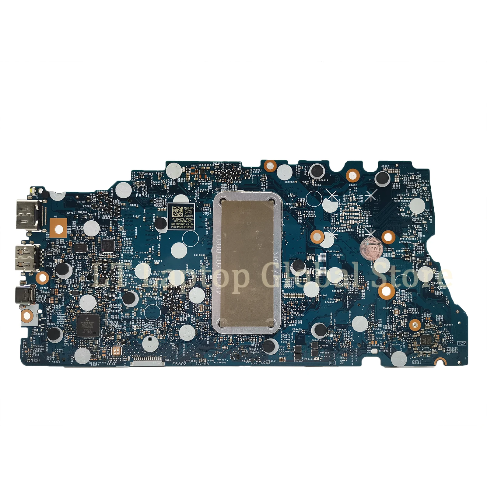 Imagem -03 - Placa Principal de Laptop 197891 para Dell Inspiron 15 7500 Cn0gvcy9 0dg9m2 Placa-mãe do Computador com i3 i5 i7 10th Gen Cpu 100 Testado