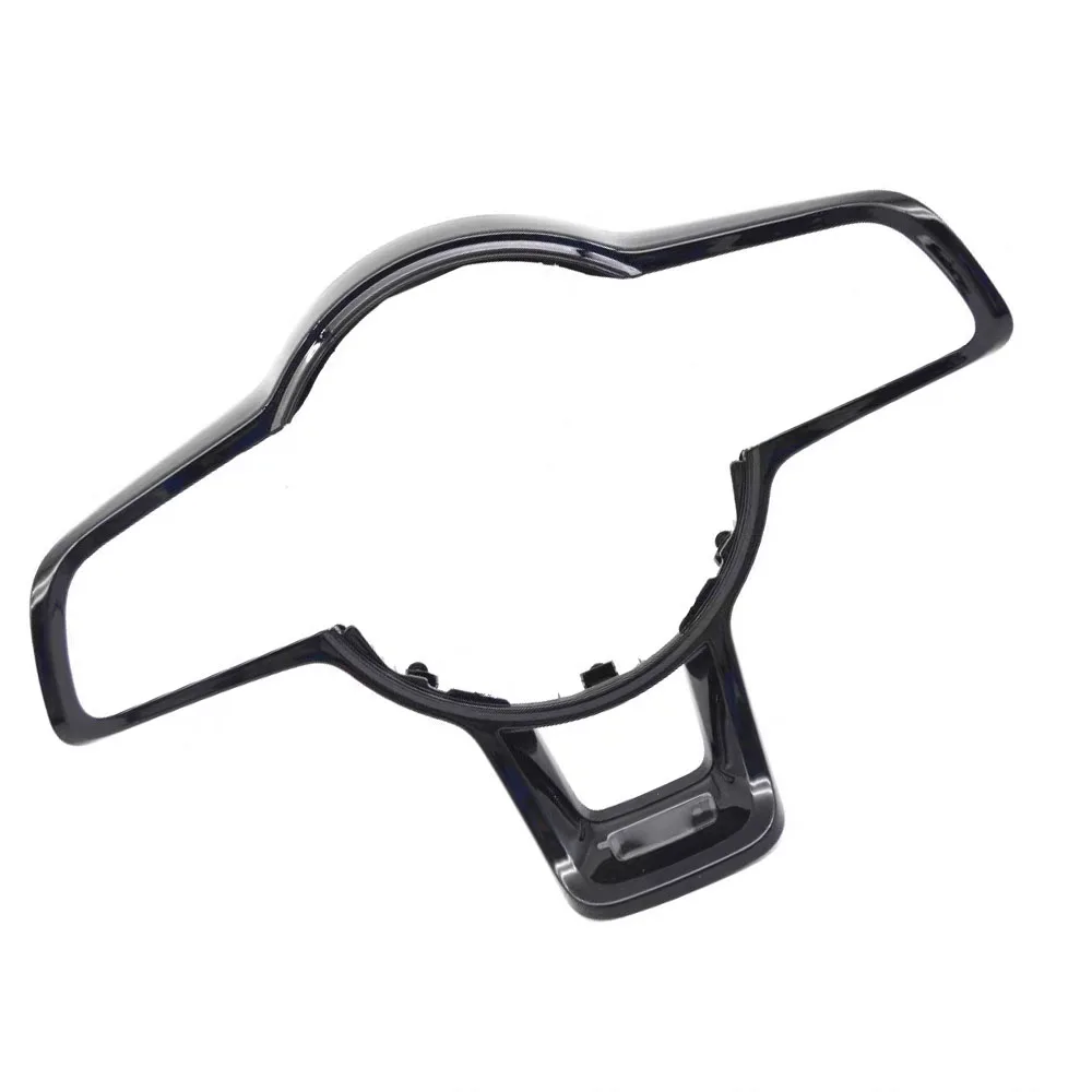 

Аксессуары для рамы рулевого колеса из кованого углеродного волокна для Volkswagen Golf 7 MK7 7,5 R Rline GTI GTE GTS Аксессуары для рулевого колеса