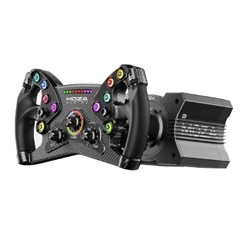 R12 direct drive racing simulator base driving car game steering wheel pedal computer PC dynamic force feedback