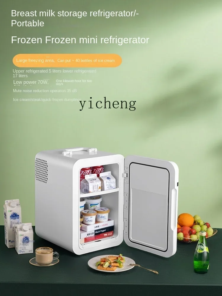 P13-Breast Milk Breastmilk Storage Mini Refrigerator Mini Fresh-Keeping Frozen Refrigerated Mini Fridge