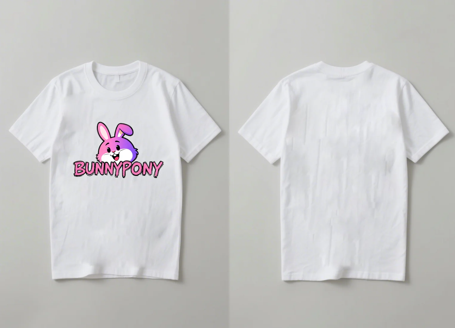 

2025 New fashion Bunny Girl and Bunny Girl letter printed short-sleeved T-shirts for men and women casual round-neck tops