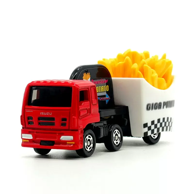 TAKARA TOMY Tomica Scale 1/64 NO.55 ISUZU GIGA FRIED POTATO Car Mini Diecast Alloy Model Car Toy Metal Gifts for Children Boys