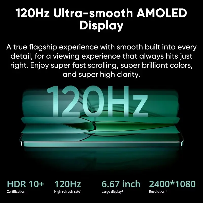 هاتف ذكي Realme 12 Plus 5G مقاس 6.67 بوصة 120 هرتز شاشة OLED فائقة النعومة MediaTek Dimensity 7050 50MP كاميرا سوني 67 وات SUPERVOOC NFC #4