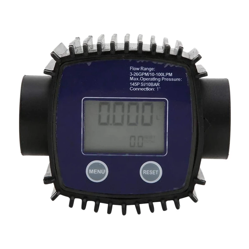 Newwater Flow Meter, 1 Inch Internal Thread Flow Meter, Digital Display Water Flow Sensor 10-100 Liters/Min, For Petroleum