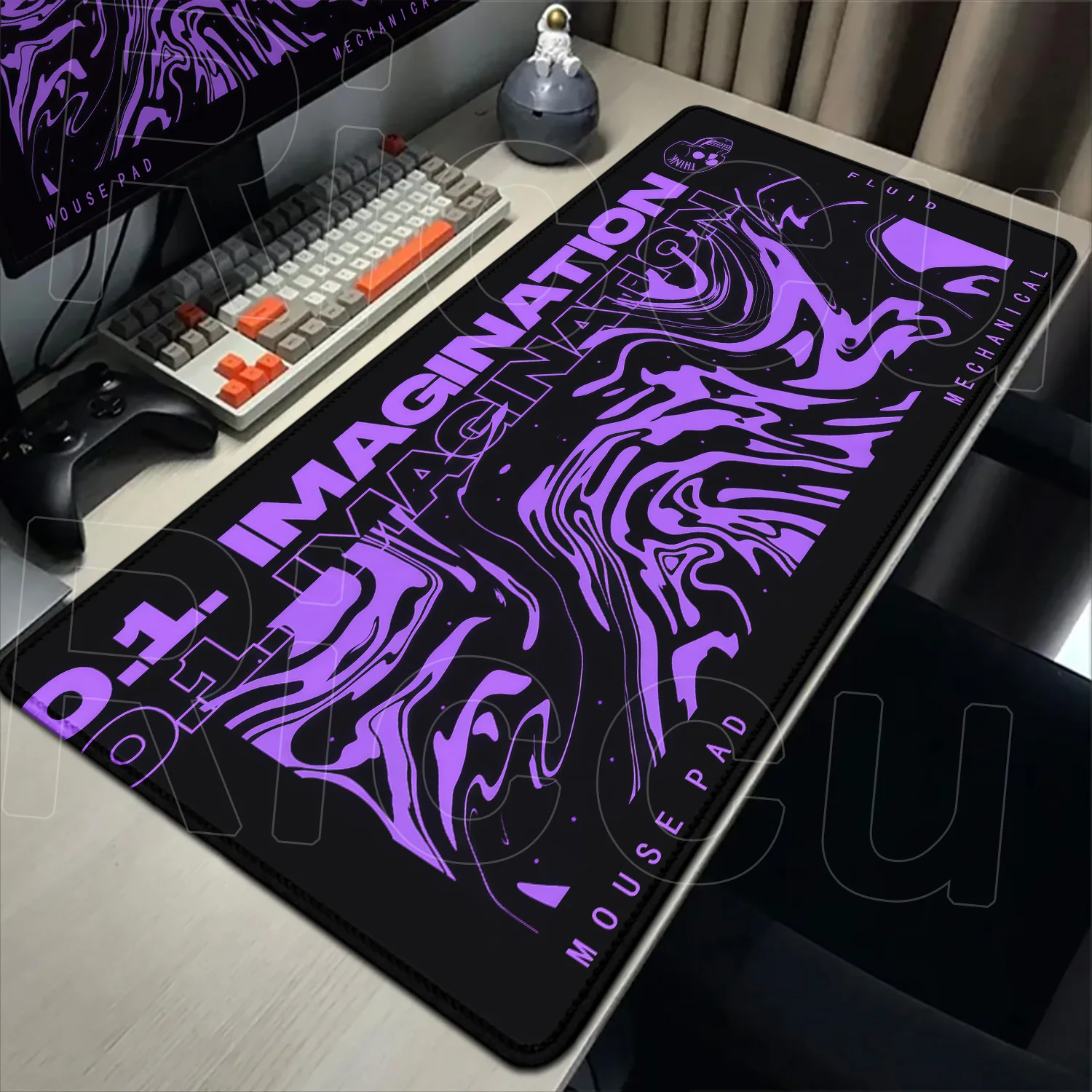 Liquid Art Rug 90X40CM HD Mouse Pad Computer Laptop Anime Keyboard desktop XXL Large Mousepad Keyboards PC accessories Desk Mat