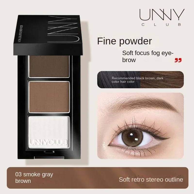 UNNYCLUB Natural Long-Lasting Eyebrow Powder 3 Colors Selection Cosmetics Face Brows Makeup Multiple Purposes Eye Brow Pencil