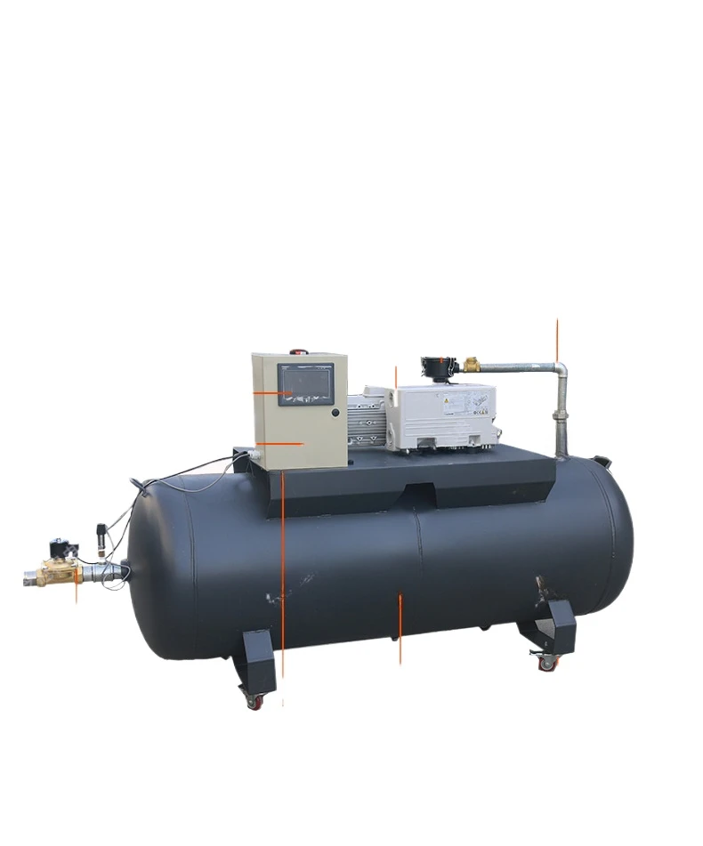 SV100B PLC Control Air Storage Tank Buffer Vacuum System Mobile Negative Pressure Vacuum Pump Unit