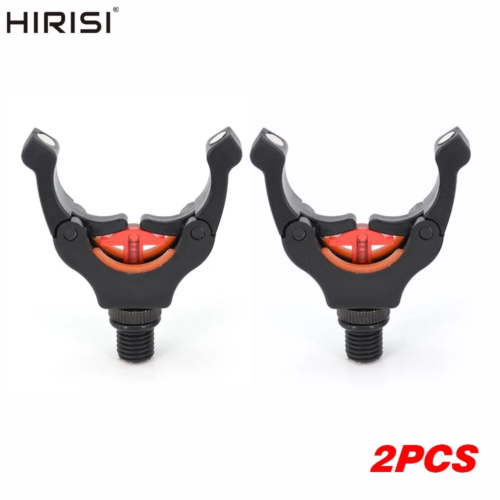 Hirisi Carp Fishing Rod Rest Head Gripper for Rod Pod Holder with Magic Magnet Clips Keep Fishing Rod