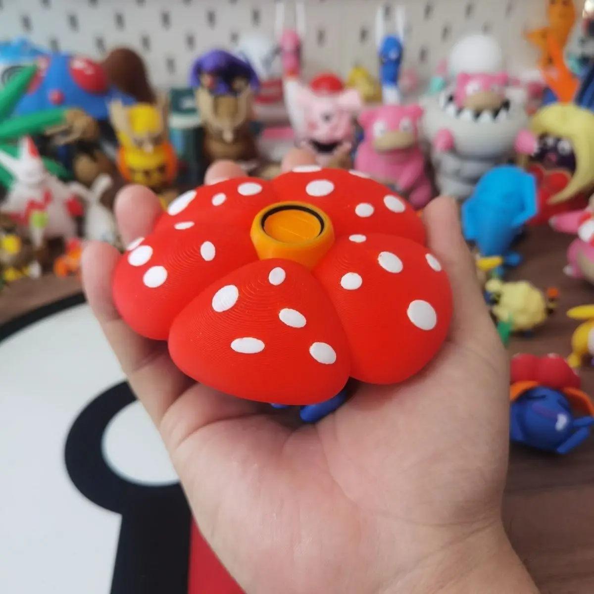 New 1:20 DIY Anime Oddish Gloom Vileplume Mini Figures Proportion World 3D Printing Character Desktop Decoration Model Toy Gift