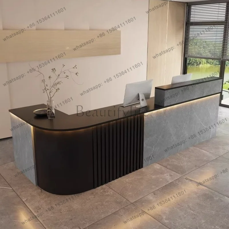 XX.Company Simple Reception Desks Display Design Best Modern Reception Desks Luxury Unique Comptoire Accueil Commercial Furnitur
