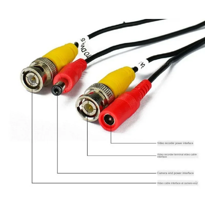 5-50m BNC DC Extension Line Video Power Supply Integrated Line BNC Cable Video Power Supply Integrated Line