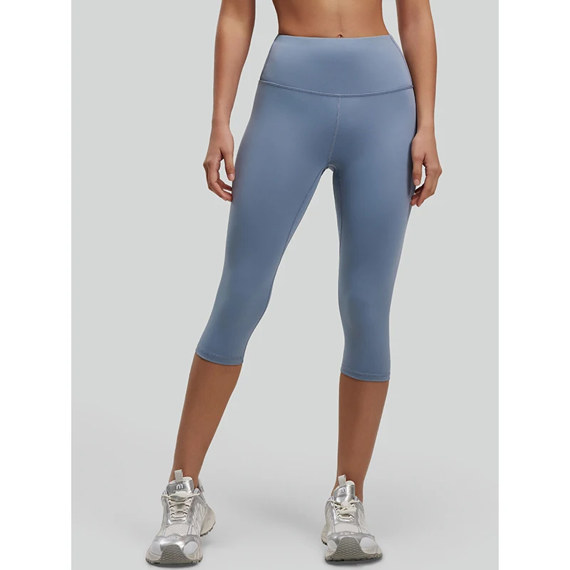 2026 Summer Hot Sale Women High Waist Scrunch Butt Leggings Stretch Body-Hugging Tummy Control Running Fitness Yoga Capri Pants