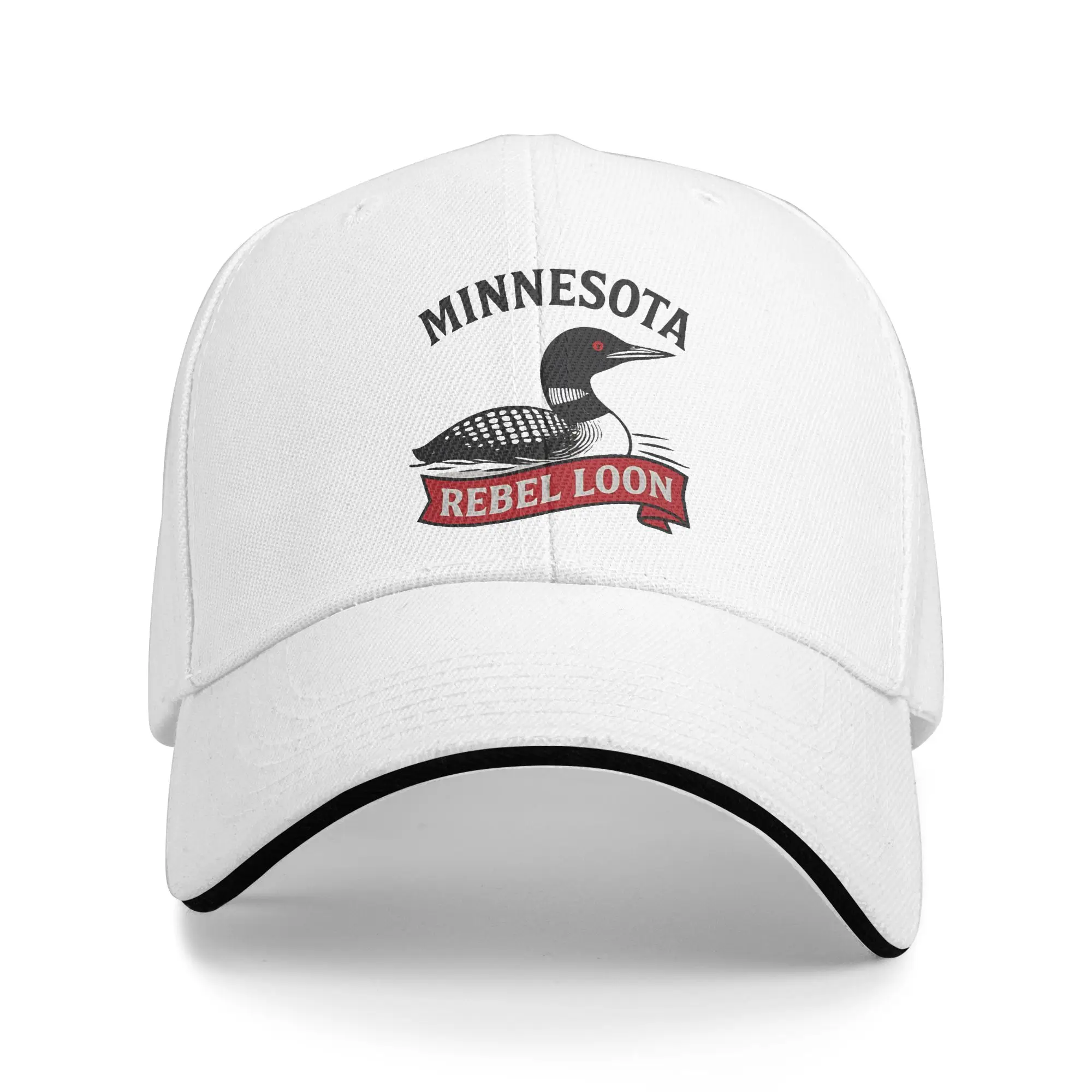 anti ice minnesota rebel loon Baseball Caps Outfits Vintage  Dad Hat For Unisex Golf Headewear  Adjustable