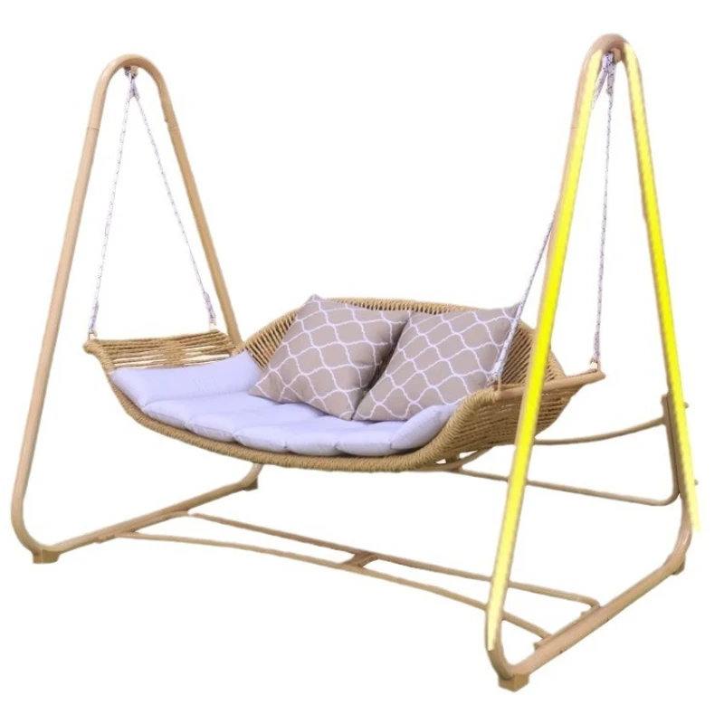 

Outdoor swing double hammock outdoor courtyard rocking chair swing