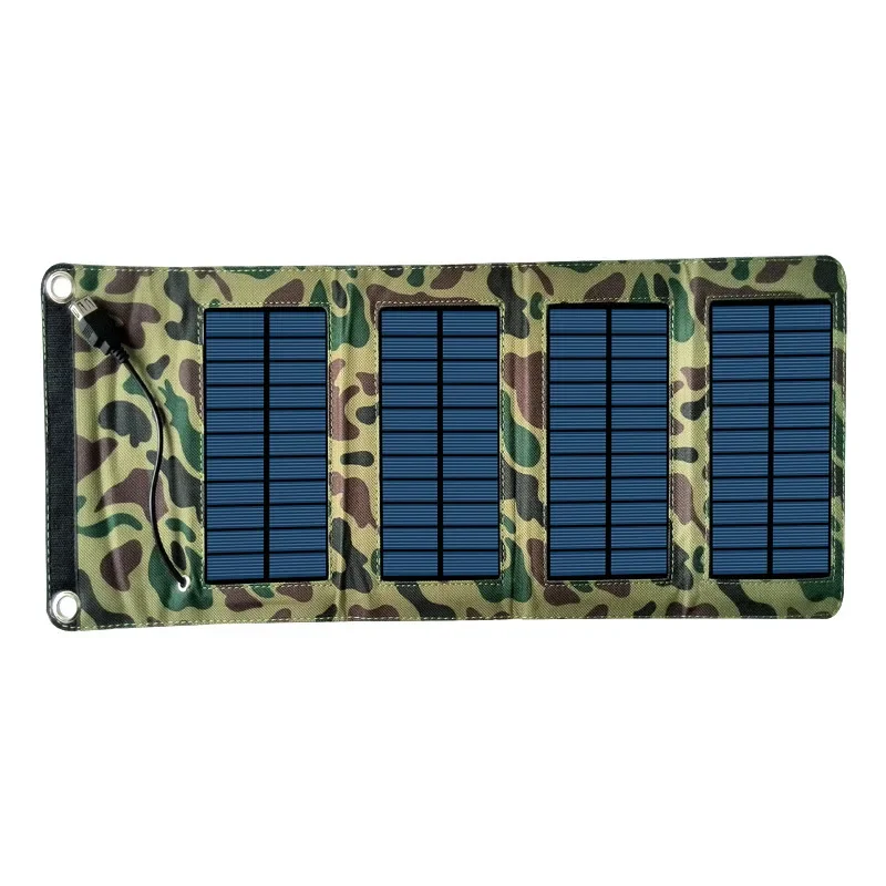 7 Watt Solar Panel Foldable Solar Charger Portable Solar Bag USB 5V Battery Charger For Mobile Phones building solar panel