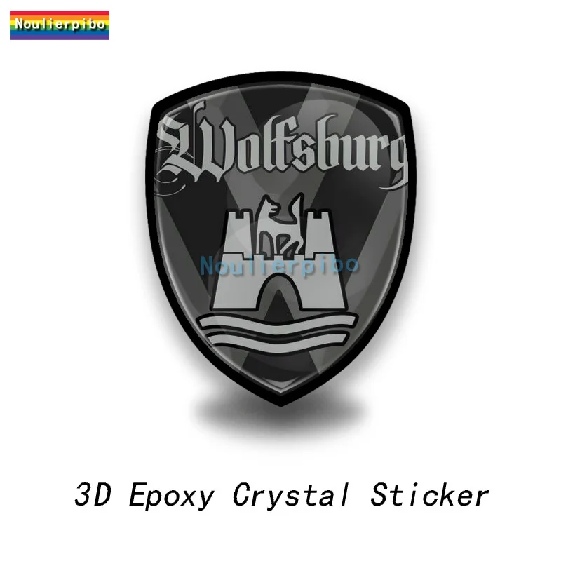 3D Crystal Sticker Epoxy Dome Black Shield Motorcycle Car Silicone Parts Hub Cover Sticker Trolley Case Laptop PVC Decal