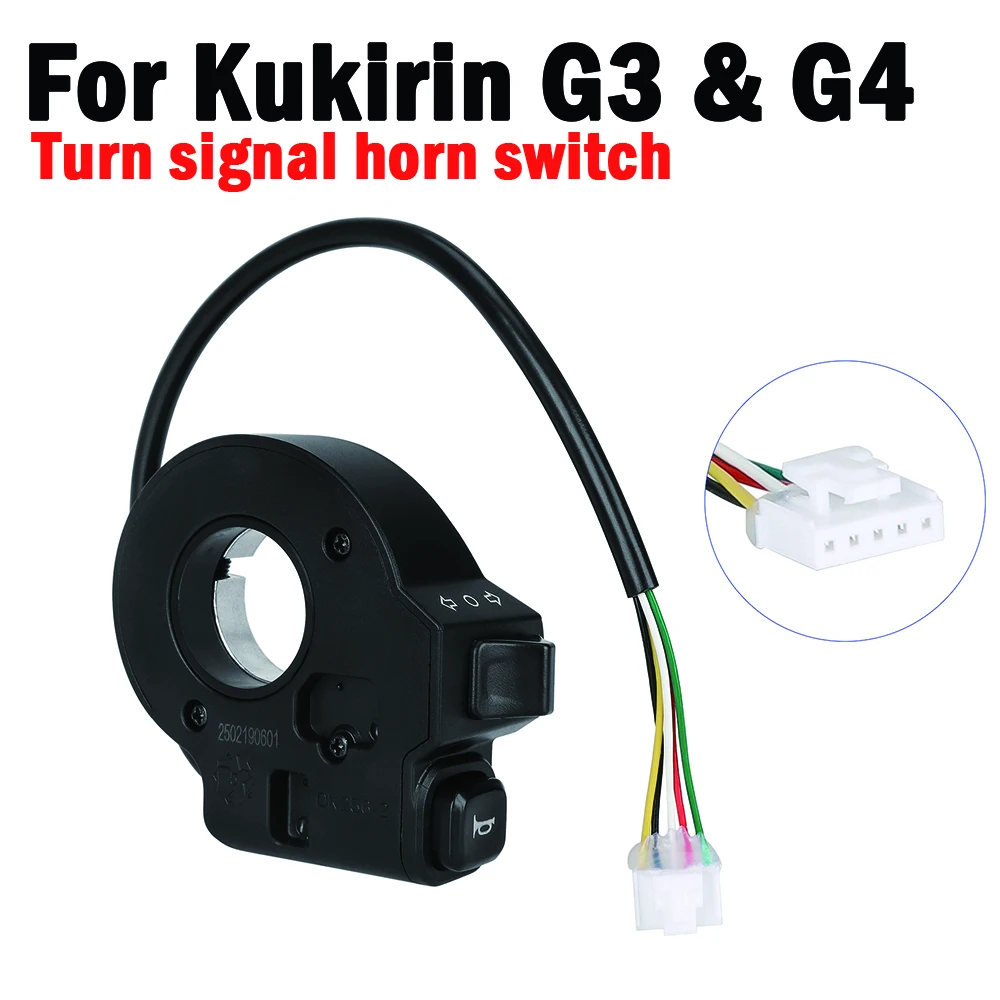 

Convenient 2-in-1 Signal & -Horn Switch -Designed For Kukirin G3 & G4 Electric Scooters All-in-One Turn Signal And -Horn Control