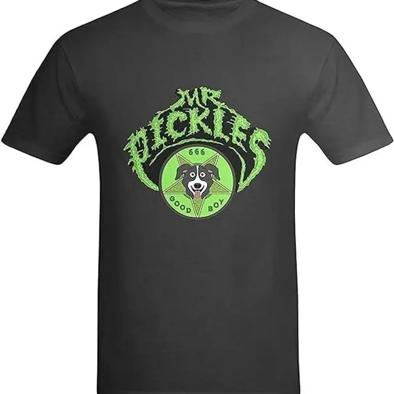 LittleArt Men's Mr Pickles 666 Good Boy T Shirt Vintage Black